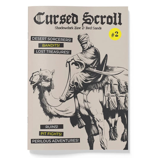 Shadowdark RPG: Cursed Scroll Zine, Vol. 2: Red Sands