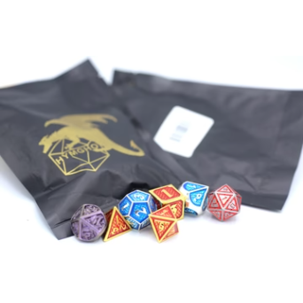 Mystery Pack Full Set - Non-Matching Solid Metal Dice