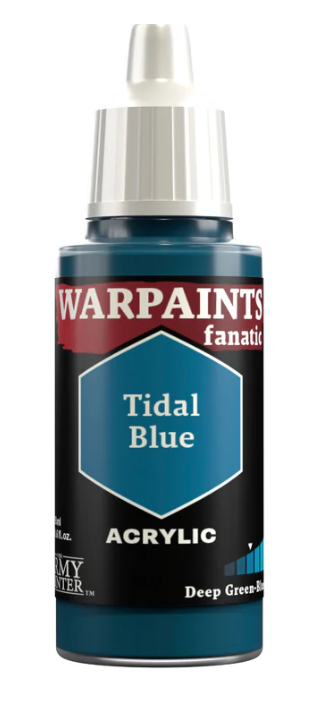 THE ARMY PAINTER: WARPAINTS FANATIC: ACRYLIC: TIDAL BLUE (18ml)