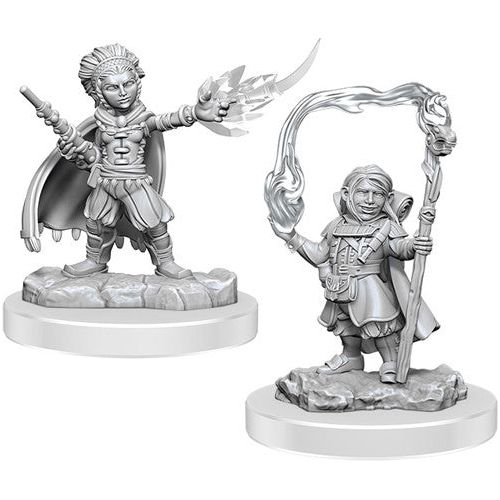 D&D: Nolzur's Marvelous Unpainted Miniatures - W20 Halfling Wizards