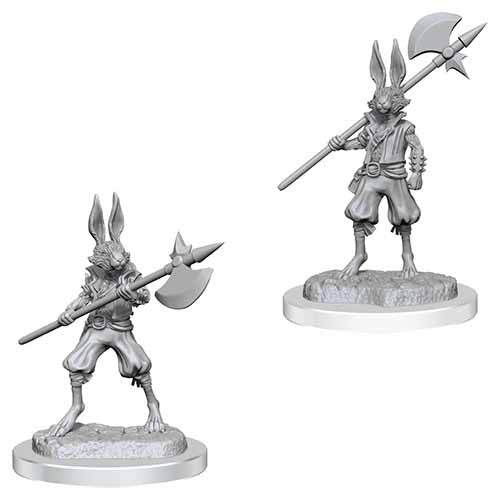 D&D: Nolzur's Marvelous Unpainted Miniatures - W18 Harengon Brigands