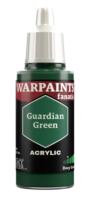 THE ARMY PAINTER: WARPAINTS FANATIC: ACRYLIC: GUARDIAN GREEN (18ml)