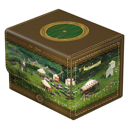 Ultimate Guard Sidewinder 100+ deck case with Xenoskin design inspired by Lord of the Rings Middle Earth setting, showing exterior view.