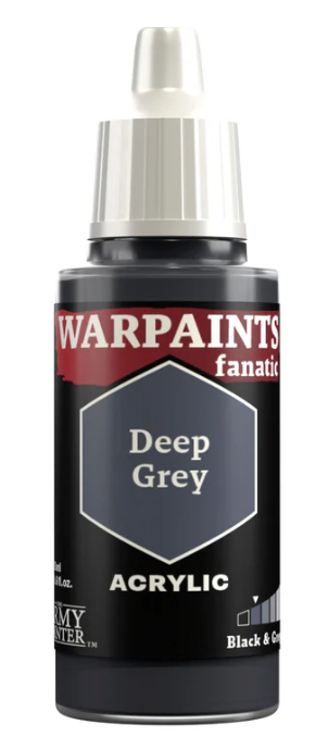 THE ARMY PAINTER: WARPAINTS FANATIC: ACRYLIC: DEEP GREY (18ml)