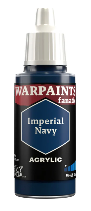 THE ARMY PAINTER: WARPAINTS FANATIC: ACRYLIC: IMPERIAL NAVY (18ml)