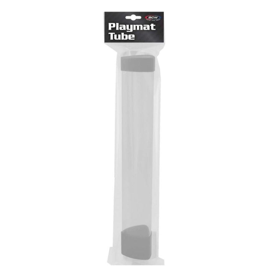 BCW: Clear Playmat Storage Tube w/ Dice Cap