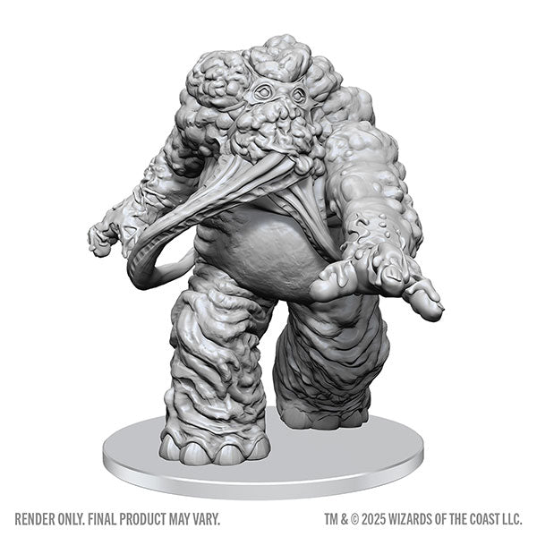 Unpainted D&D Nolzur's Marvelous Miniature of the W28 Eater of Knowledge by Wizkids, detailed fantasy tabletop figure.