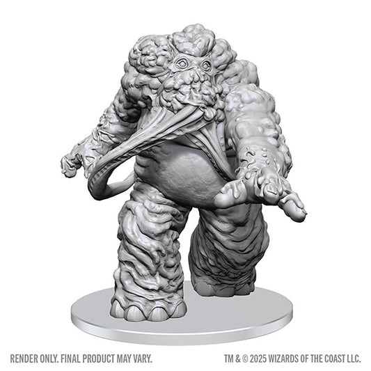 Unpainted D&D Nolzur's Marvelous Miniature of the W28 Eater of Knowledge by Wizkids, detailed fantasy tabletop figure.