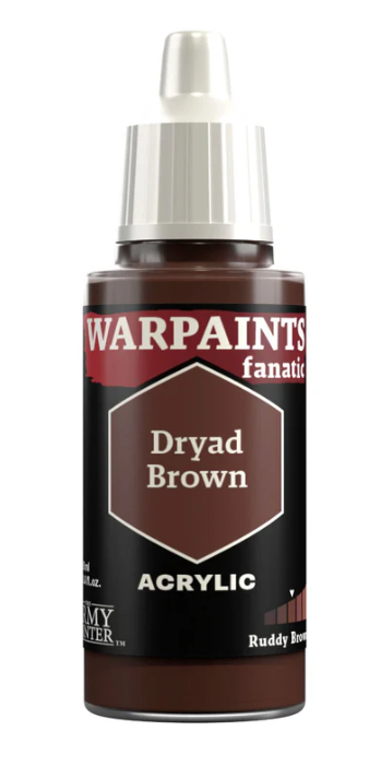 THE ARMY PAINTER: WARPAINTS FANATIC: ACRYLIC: DRYAD BROWN (18ml)