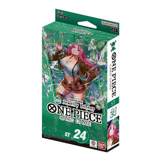 One Piece: STARTER DECK - GREEN Jewelry Bonney [ST-24] - TCB Games & Collectibles