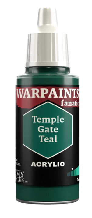 THE ARMY PAINTER: WARPAINTS FANATIC: ACRYLIC: TEMPLE GATE TEAL (18ml)