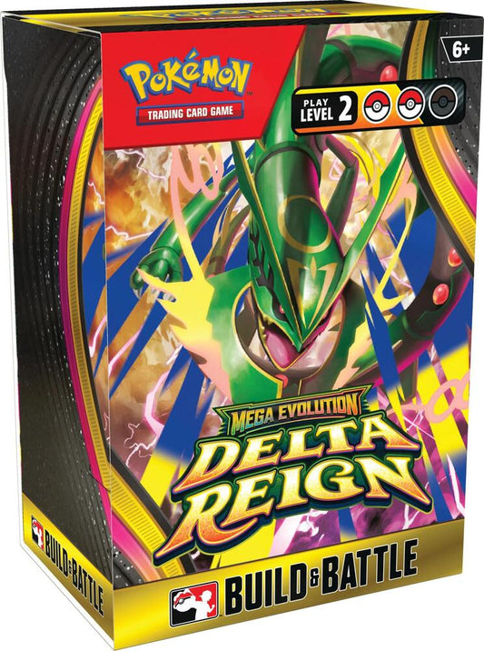 Pokemon Delta Reign prerelease card from the Pokemon USA card game, featuring vibrant artwork and detailed card design.
