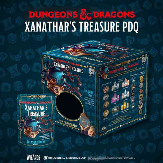 Sirius Dice D&D Xanathar's Treasure RPG accessory with detailed game-themed design on a metal coin.