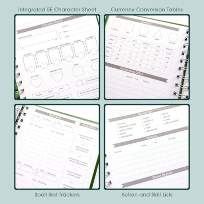 D&D Character Quest Notebook