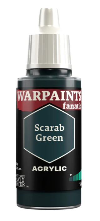 THE ARMY PAINTER: WARPAINTS FANATIC: ACRYLIC: SCARAB GREEN (18ml)