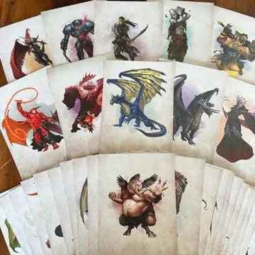 Beadle & Grimm's D&D Encounter Cards CR7+ for gaming supplies, featuring detailed cards for tabletop role-playing adventures.