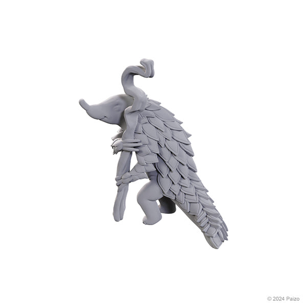 Unpainted D&D Nolzur's Marvelous Miniatures by Wizkids, Sunflower Leshy and Fruit Leshy figures with detailed sculpting.
