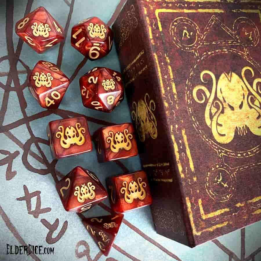 Elder Dice: Cthulhu Polyhedral Set