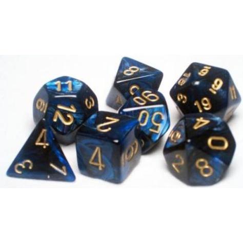 Scarab Royal Blue/Gold 7-Die Set