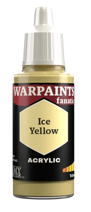 THE ARMY PAINTER: WARPAINTS FANATIC: ACRYLIC: ICE YELLOW (18ml)