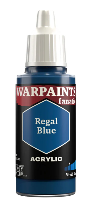 THE ARMY PAINTER: WARPAINTS FANATIC: ACRYLIC: REGAL BLUE (18ml)