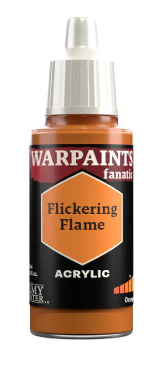 THE ARMY PAINTER: WARPAINTS FANATIC: ACRYLIC: FLICKERING FLAME (18ml)