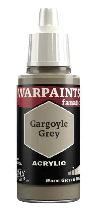 THE ARMY PAINTER: WARPAINTS FANATIC: ACRYLIC: GARGOYLE GREY (18ml)