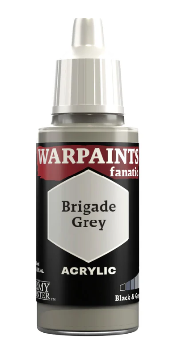 THE ARMY PAINTER: WARPAINTS FANATIC: ACRYLIC: BRIGADE GREY (18ml)