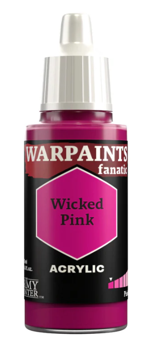 THE ARMY PAINTER: WARPAINTS FANATIC: ACRYLIC: WICKED PINK (18ml)