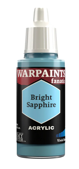 THE ARMY PAINTER: WARPAINTS FANATIC: ACRYLIC: BRIGHT SAPPHIRE (18ml)