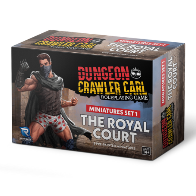 Dungeon Crawler Carl RPG: The Royal Court Minis Set 1 PRE-ORDER
