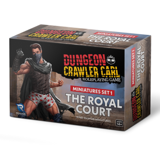 Dungeon Crawler Carl RPG: The Royal Court Minis Set 1 PRE-ORDER