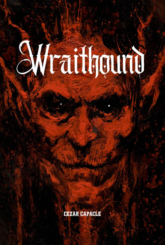 Wraithhound ghost hunting TTRPG book by Studio 2 Publishing, featuring dark, mysterious cover art with ghostly and supernatural imagery.