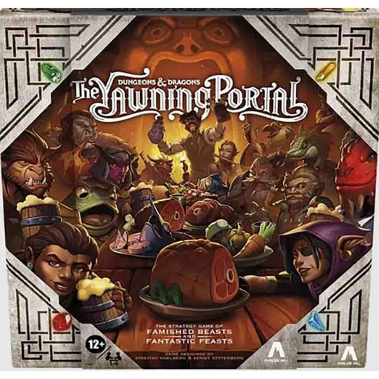 Dungeons and Dragons The Yawning Portal board game by Avalon Hill, featuring a game board with fantasy-themed artwork and components.