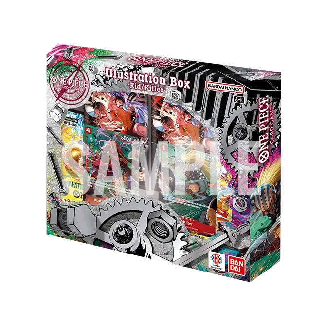 Bandai One Piece Illustration Box Vol 8 trading cards display colorful character illustrations from the popular anime series.