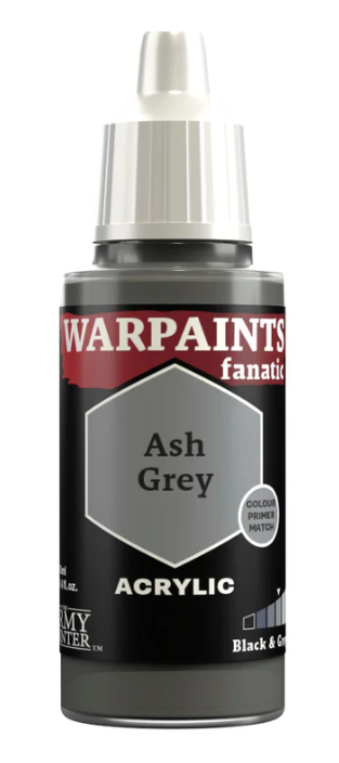 THE ARMY PAINTER: WARPAINTS FANATIC: ACRYLIC: ASH GREY (18ml)