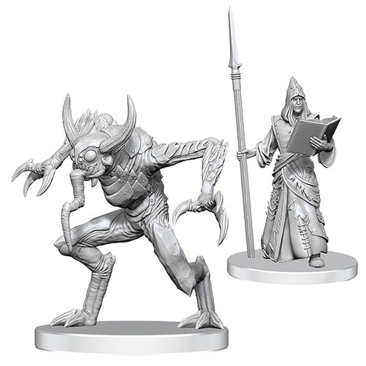 Pathfinder: Deepcuts Unpainted Miniatures - W27 Vloriak (Despoiler Demon) & Demonologist