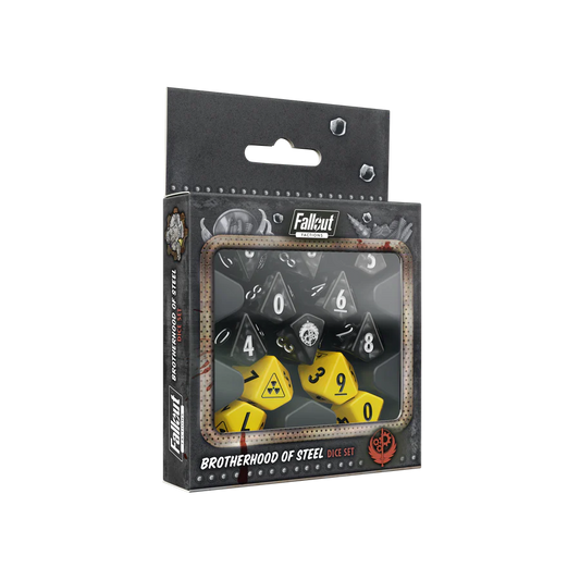 Fallout: Factions - Dice Set: Brotherhood of Steel - TCB Games & Collectibles