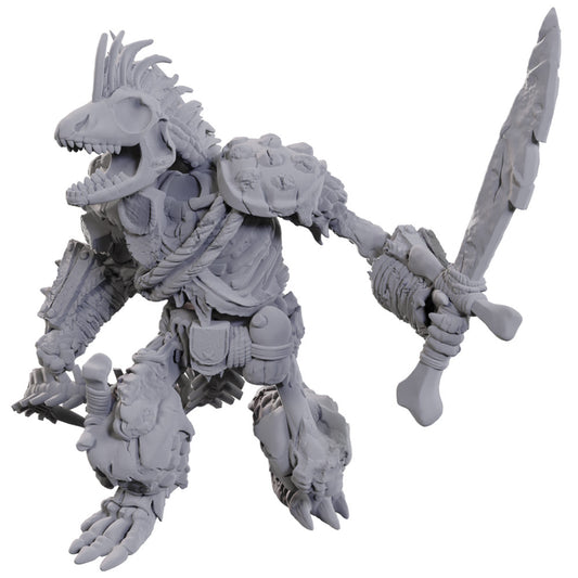 D&D: Nolzur's Marvelous Unpainted Miniatures -  W23 Lizardfolk Skeleton