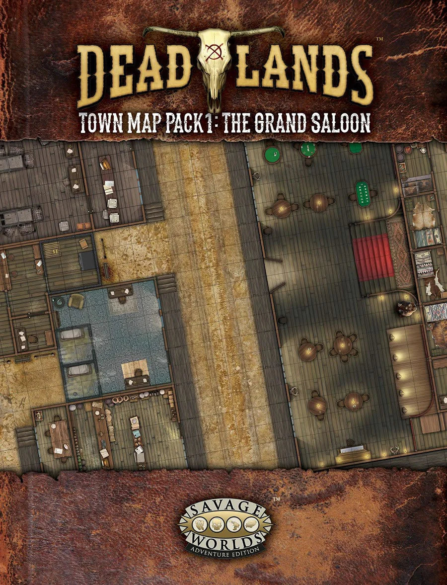 Deadlands RPG: The Weird West Map Pack 1 - Grand Saloon