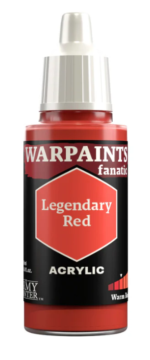 THE ARMY PAINTER: WARPAINTS FANATIC: ACRYLIC: LEGENDARY RED (18ml)