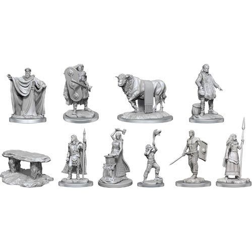 D&D: Wizkids Deep Cuts Unpainted Miniatures - W17 Brigante Celts