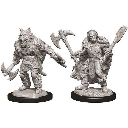 D&D: Nolzur's Marvelous Unpainted Miniatures - W09 Half-Orc Male Barbarian - TCB Games & Collectibles