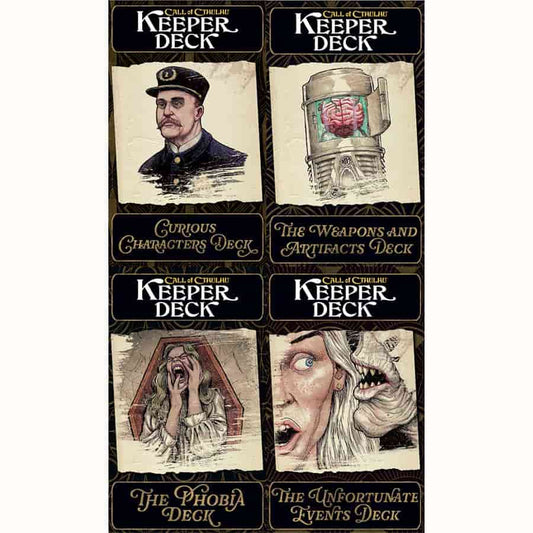 CALL OF CTHULHU RPG (7E): KEEPER DECKS (SECOND EDITION) - TCB Games & Collectibles