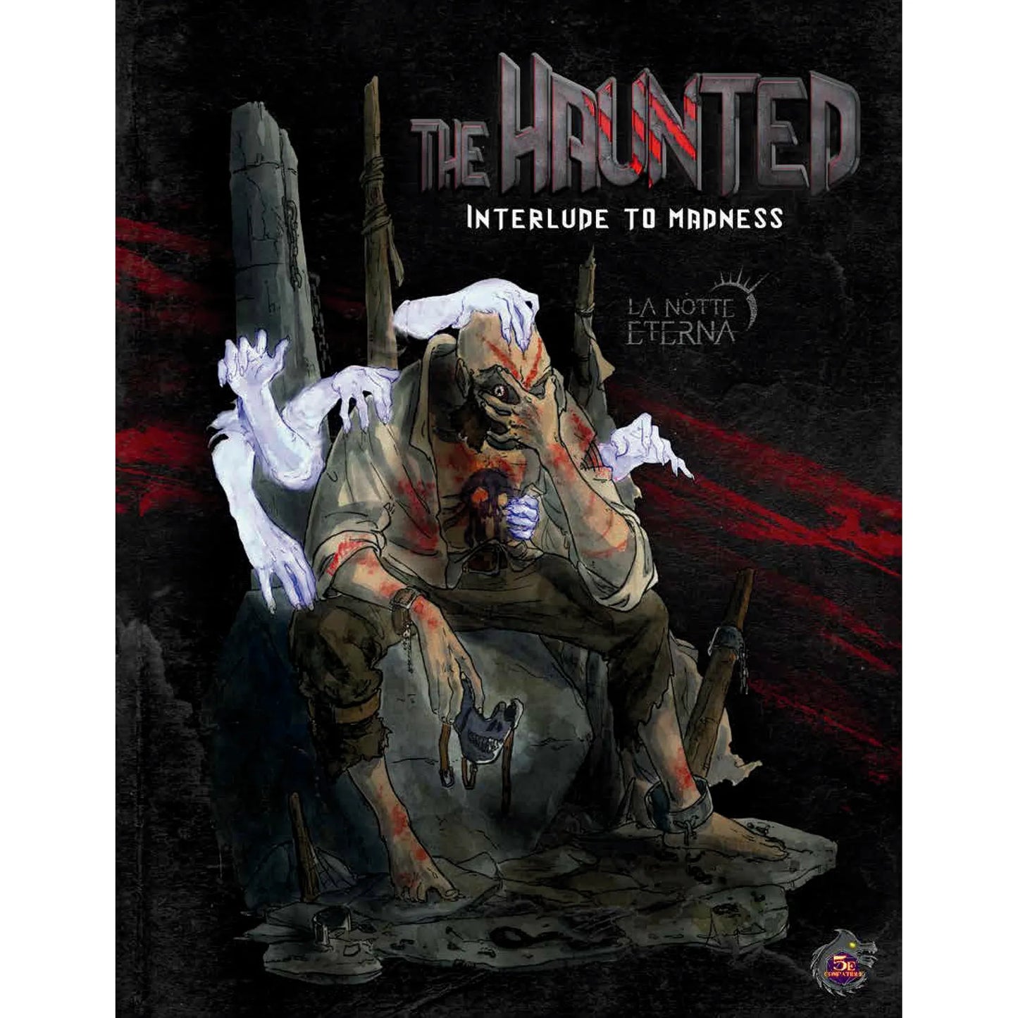 Cover image of La Notte Eterna: The Haunted 5e RPG book by Studio 2 Publishing featuring dark, atmospheric artwork.