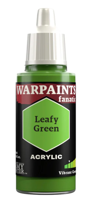 THE ARMY PAINTER: WARPAINTS FANATIC: ACRYLIC: LEAFY GREEN (18ml)