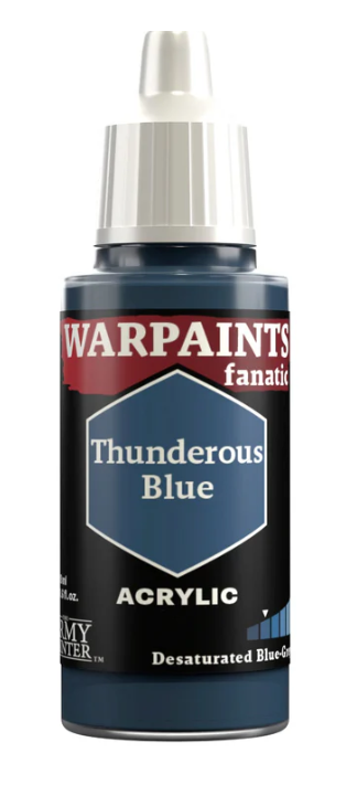 THE ARMY PAINTER: WARPAINTS FANATIC: ACRYLIC: THUNDEROUS BLUE (18ml)