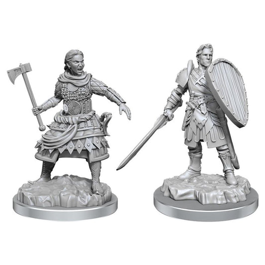 D&D: Nolzur's Marvelous Unpainted Miniatures - W21 Human Fighters - TCB Games & Collectibles