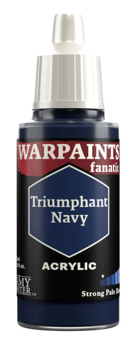 THE ARMY PAINTER: WARPAINTS FANATIC: ACRYLIC: TRIUMPHANT NAVY (18ml)