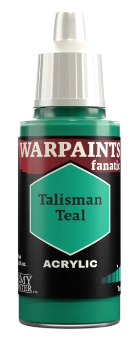 THE ARMY PAINTER: WARPAINTS FANATIC: ACRYLIC: TALISMAN TEAL (18ml)